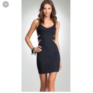 NWT Black BeBe Bodycon Cutout Dress
